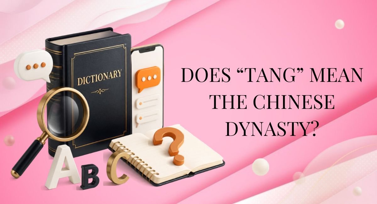 Does “Tang” mean the Chinese dynasty?