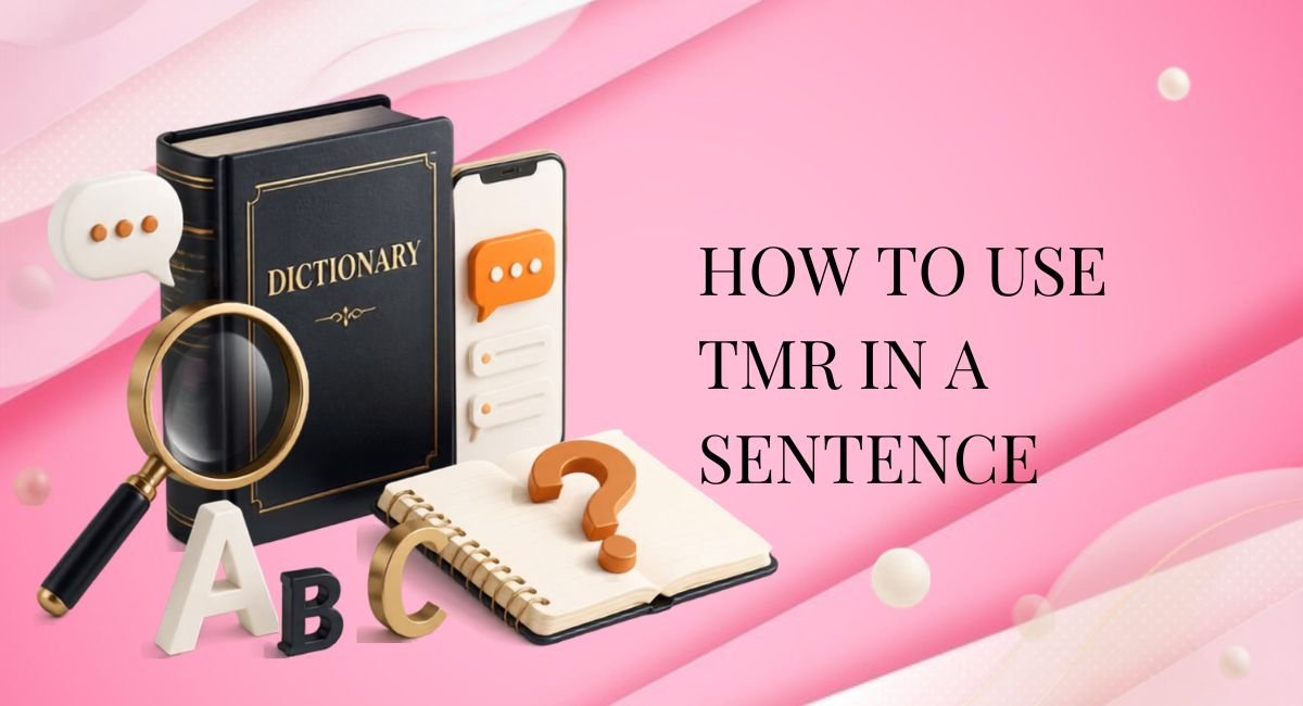 How to Use TMR in a Sentence