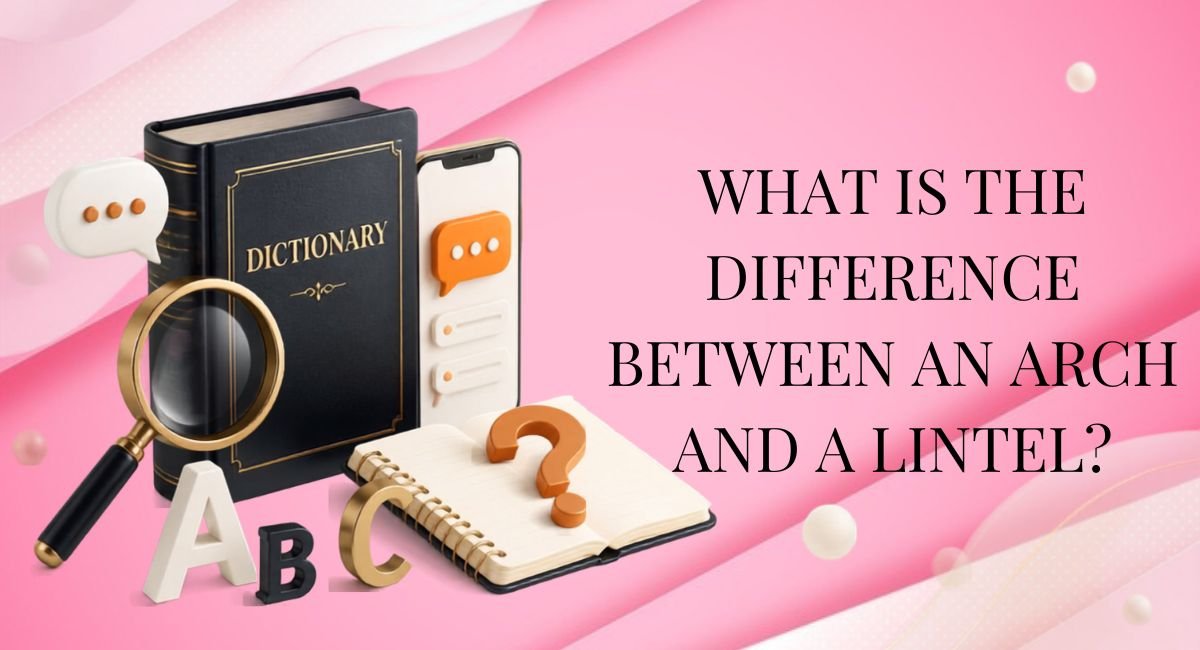 What is the difference between an arch and a lintel?