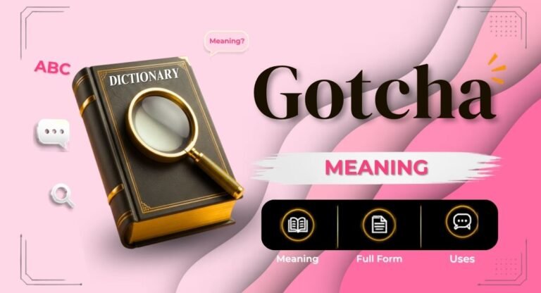 Gotcha Meaning